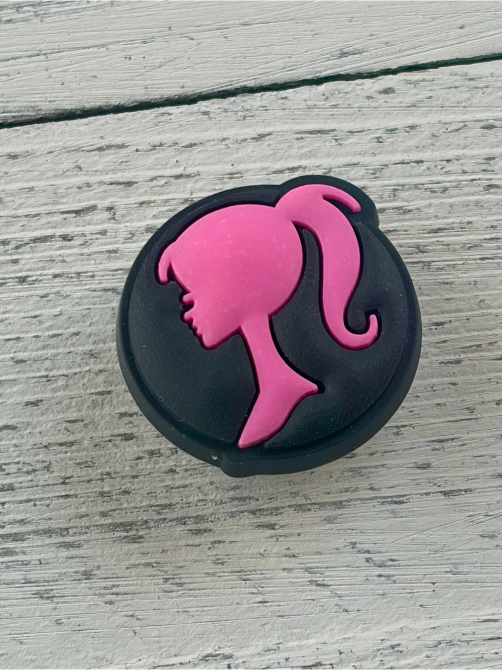 (5 / $15) Barbie Inspired Crocs Shoe Charm - Unbranded